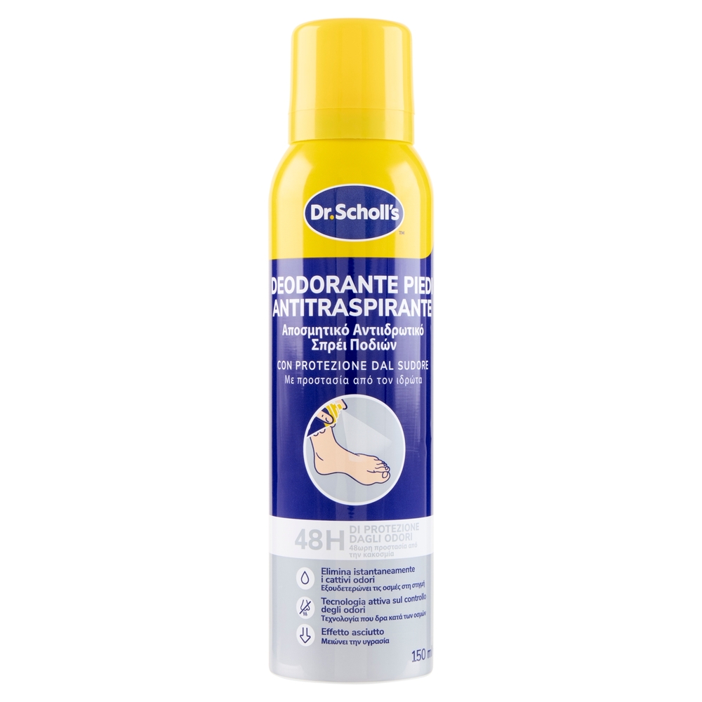 Dr. Scholl's Deodorante Piedi Antitraspirante 150 ml